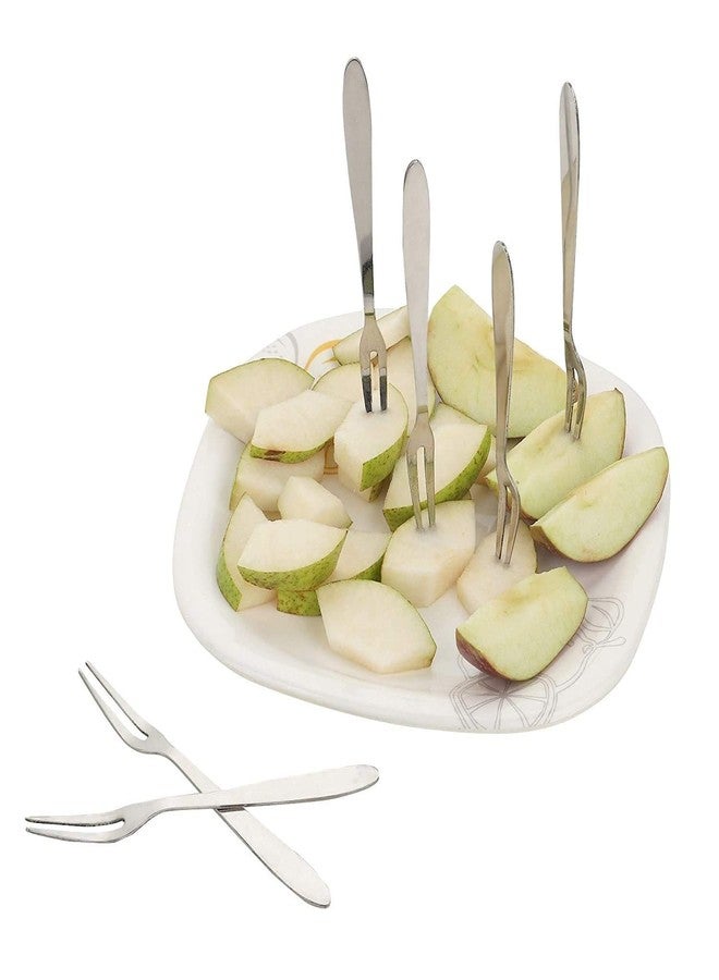 Appeasy Silver- Fruit Fork -12 Pcs/Stainless Steel - Image 4